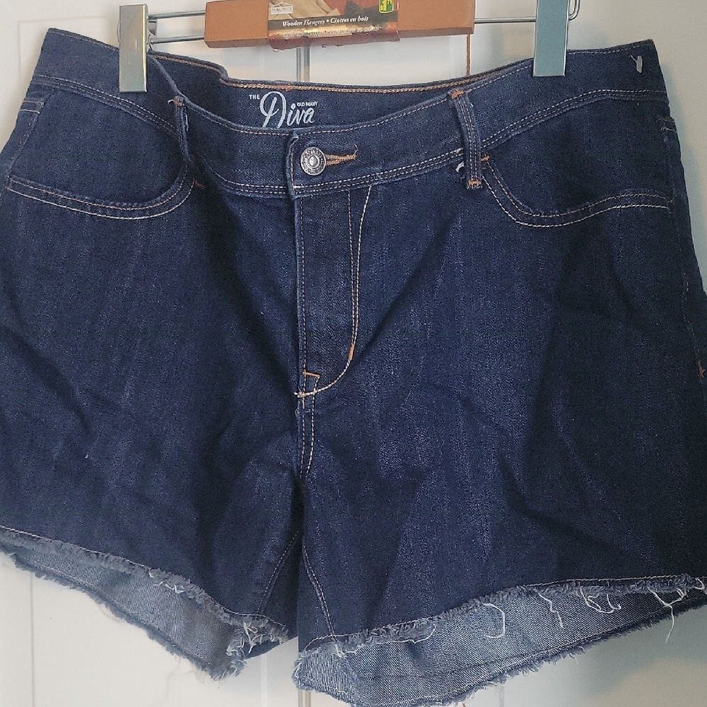 Diva Women's Jean Shorts - Deep Blue